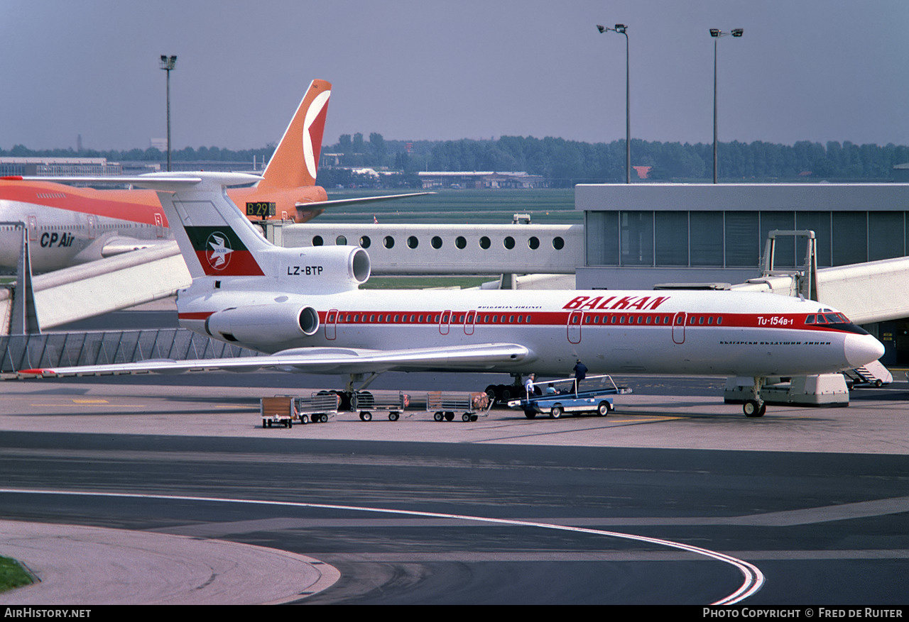 Aircraft Photo of LZ-BTP | Tupolev Tu-154B-1 | Balkan - Bulgarian Airlines | AirHistory.net #529875