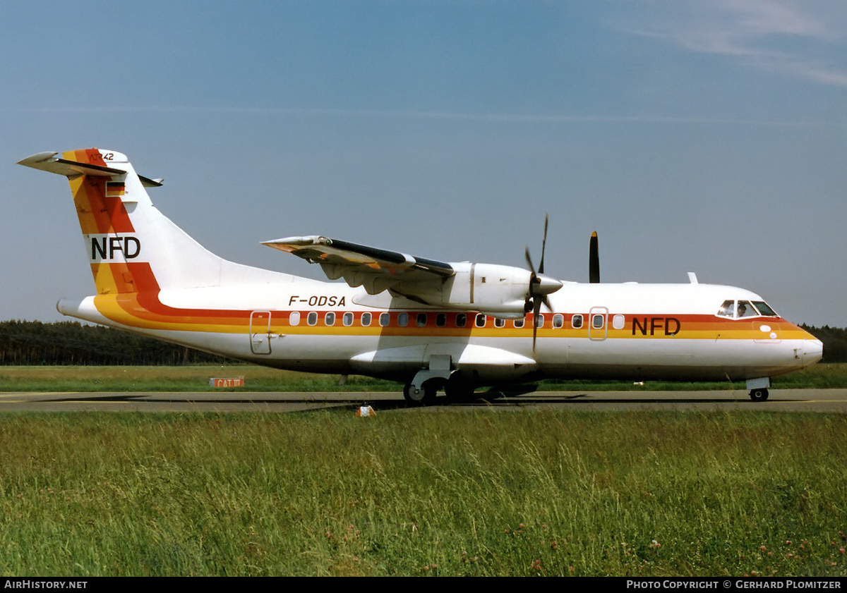 Aircraft Photo of F-ODSA | ATR ATR-42-300 | NFD - Nürnberger Flugdienst | AirHistory.net #529877