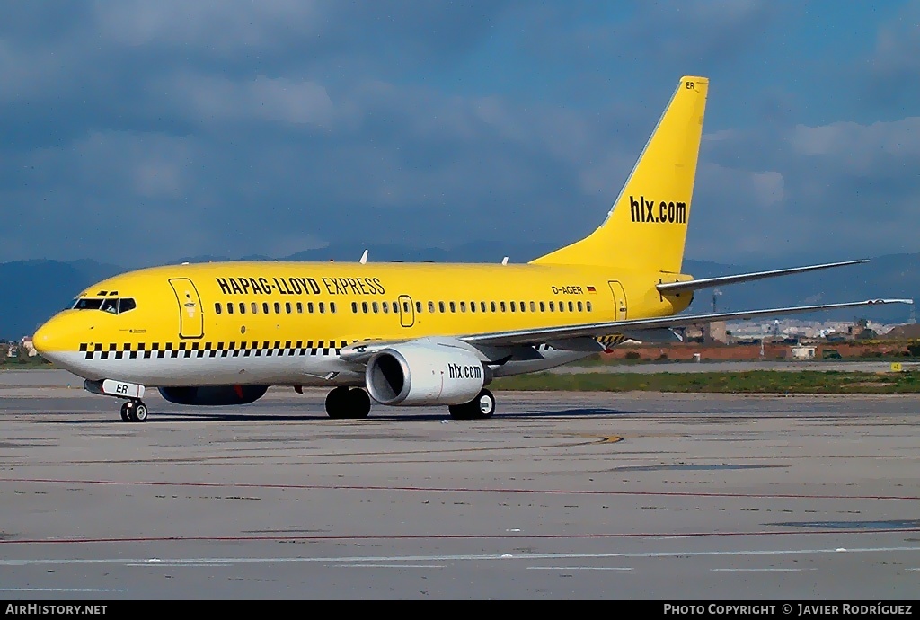 Aircraft Photo of D-AGER | Boeing 737-75B | Hapag-Lloyd Express | AirHistory.net #529886