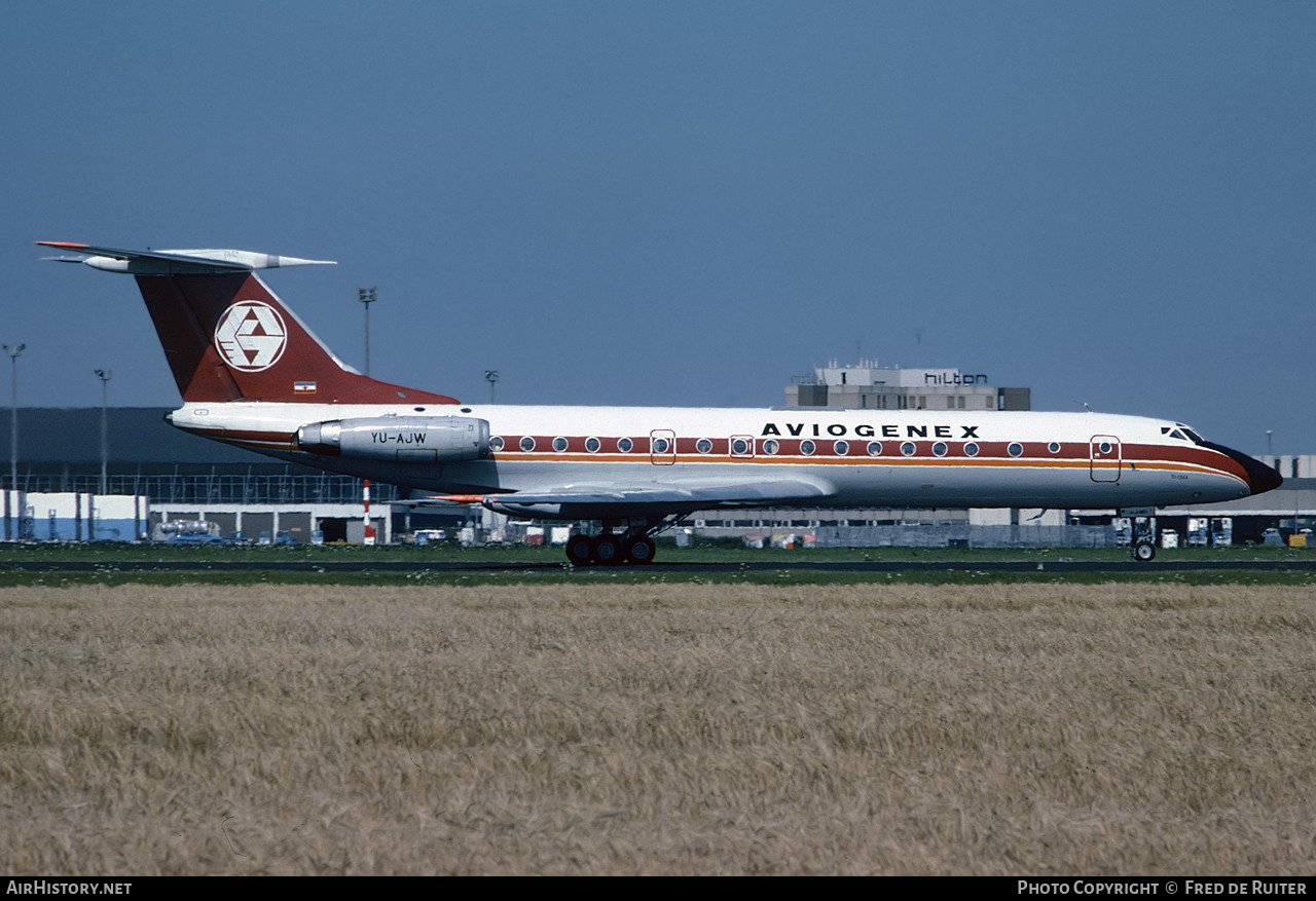 Aircraft Photo of YU-AJW | Tupolev Tu-134A-1 | Aviogenex | AirHistory.net #529894