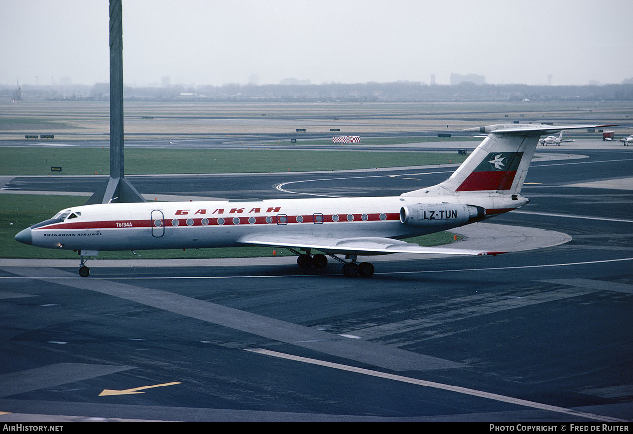 Aircraft Photo of LZ-TUN | Tupolev Tu-134A-3 | Balkan - Bulgarian Airlines | AirHistory.net #529915