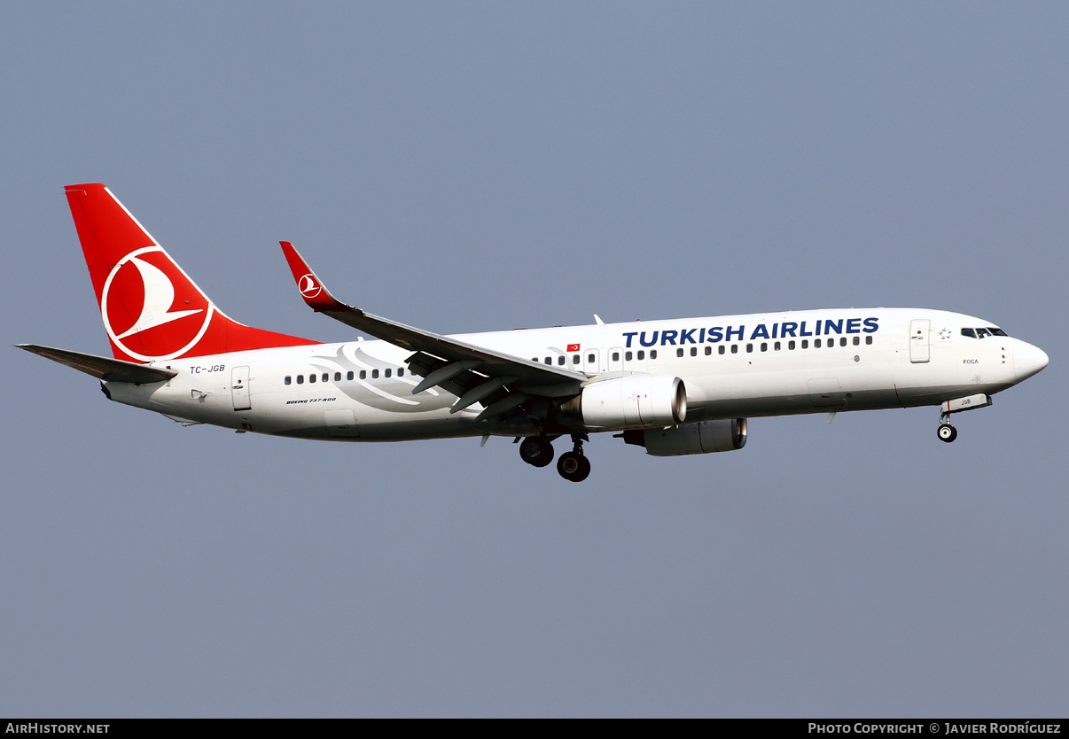 Aircraft Photo of TC-JGB | Boeing 737-8F2 | Turkish Airlines | AirHistory.net #529931