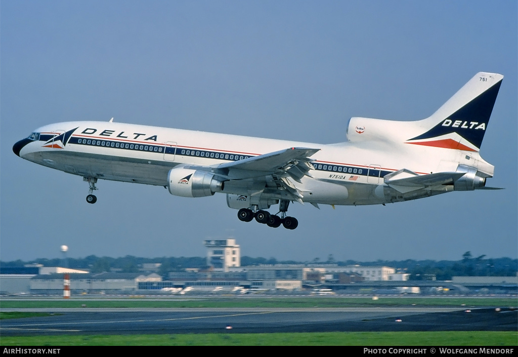 Aircraft Photo of N751DA | Lockheed L-1011-385-3 TriStar 500 | Delta Air Lines | AirHistory.net #529946
