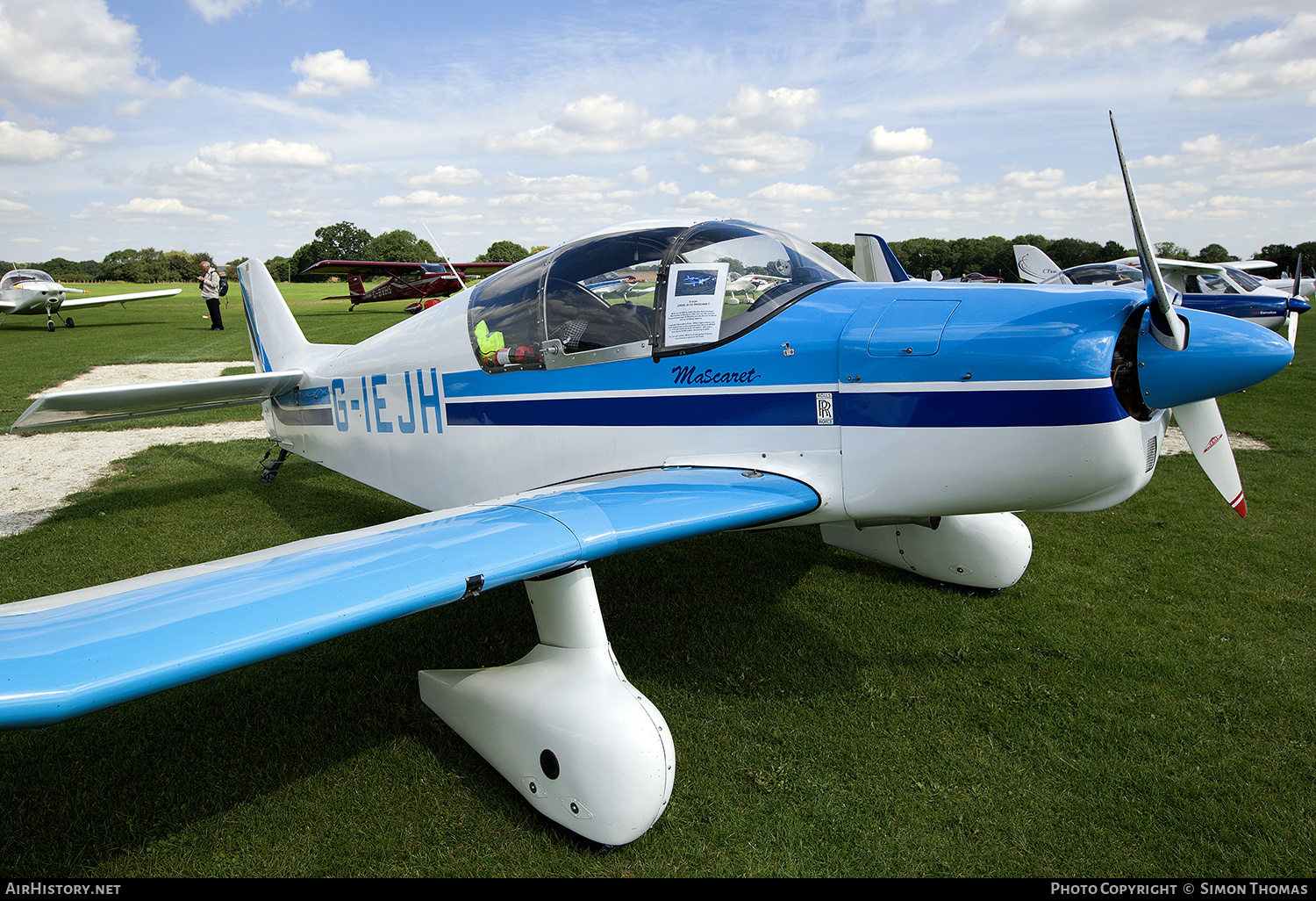 Aircraft Photo of G-IEJH | SAN Jodel D-150 Mascaret | AirHistory.net #529949
