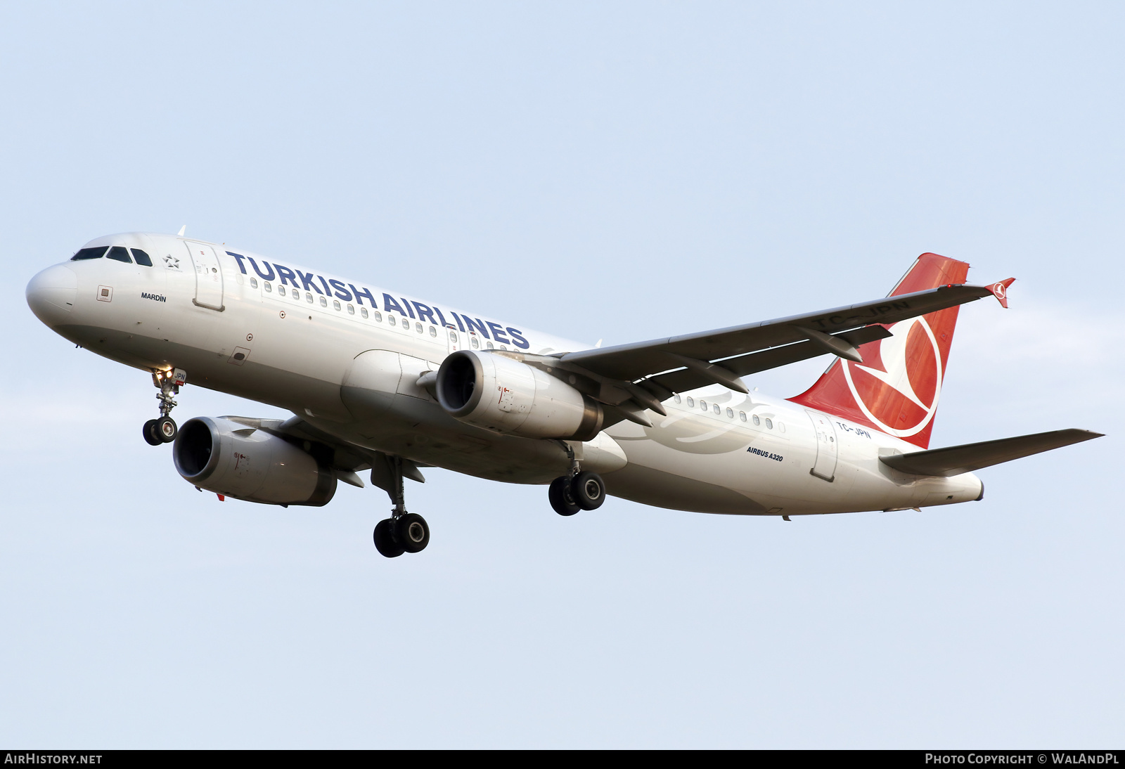 Aircraft Photo of TC-JPN | Airbus A320-232 | Turkish Airlines | AirHistory.net #529951