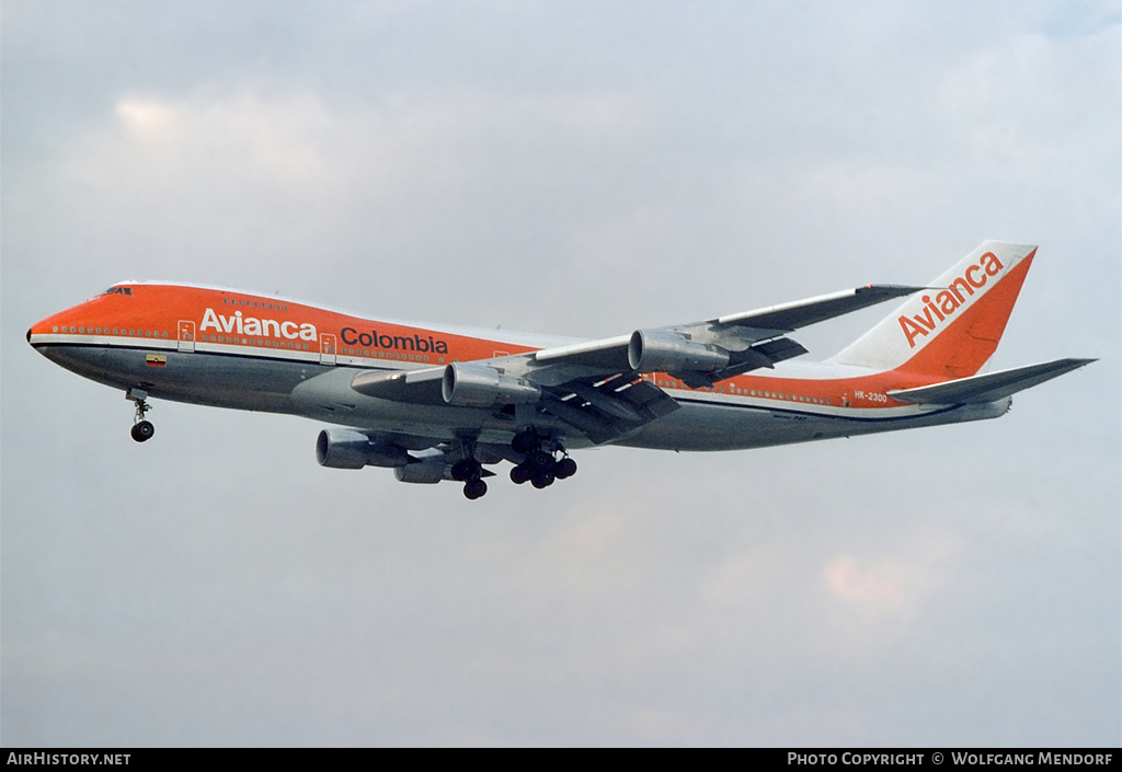 Aircraft Photo of HK-2300 | Boeing 747-259B(SF) | Avianca | AirHistory.net #529954