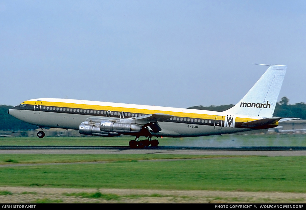 Aircraft Photo of G-BCBA | Boeing 720-023B | Monarch Airlines | AirHistory.net #529955