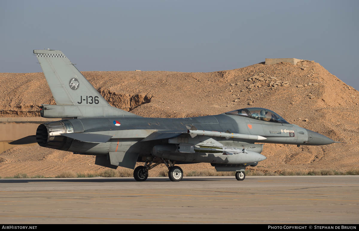 Aircraft Photo of J-136 | General Dynamics F-16AM Fighting Falcon | Netherlands - Air Force | AirHistory.net #529962