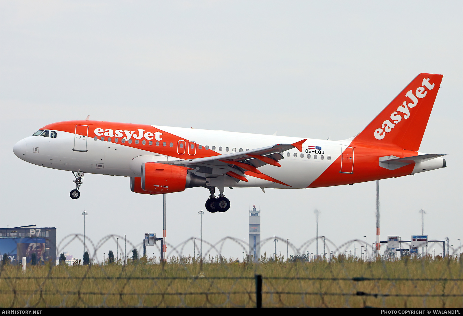 Aircraft Photo of OE-LQJ | Airbus A319-111 | EasyJet | AirHistory.net #529986