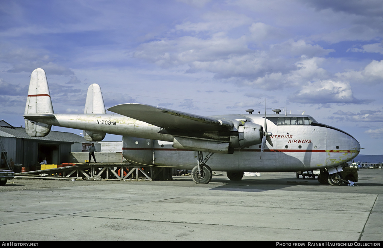 Aircraft Photo of N209M | Fairchild C-82A Packet | Interior Airways | AirHistory.net #530008