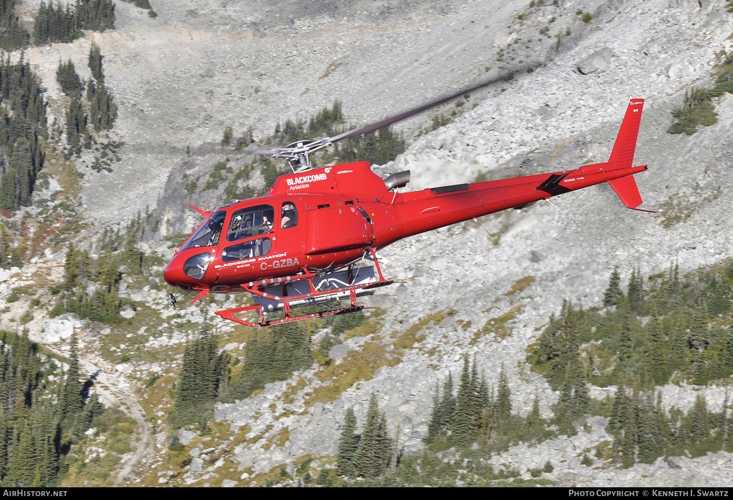 Aircraft Photo of C-GZBA | Aerospatiale AS-350B-3 Ecureuil | Blackcomb Aviation | AirHistory.net #530041