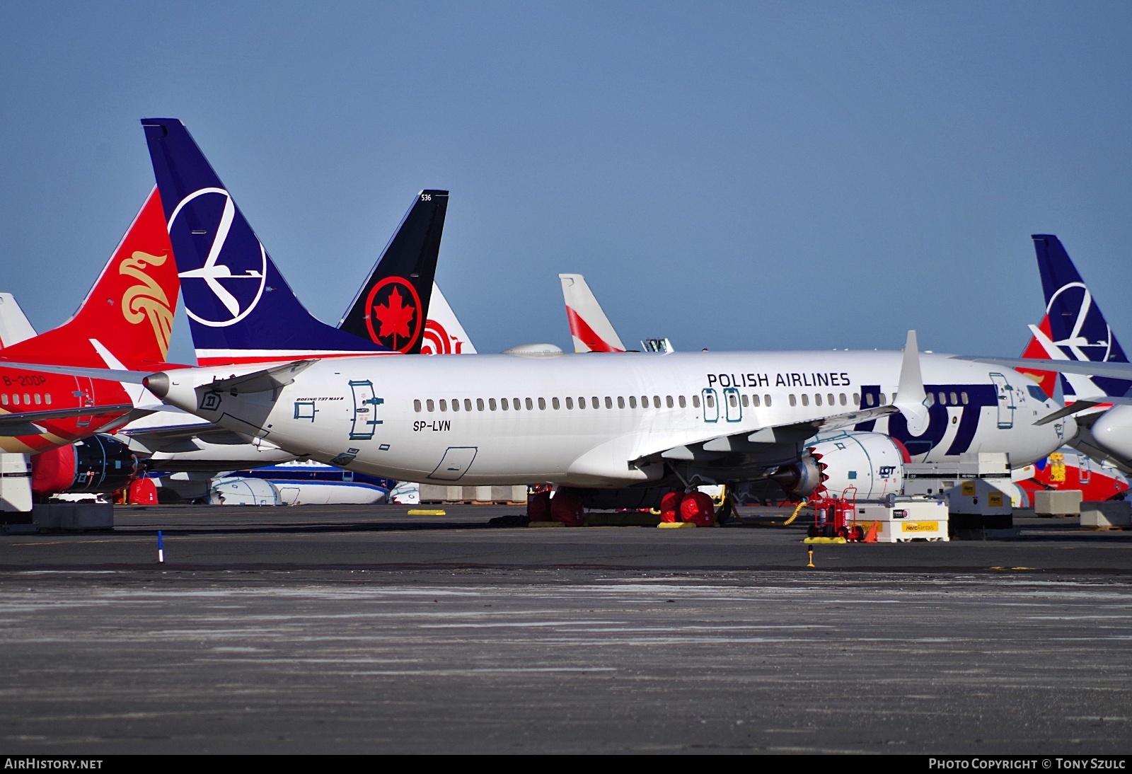 Aircraft Photo of SP-LVN | Boeing 737-8 Max 8 | LOT Polish Airlines - Polskie Linie Lotnicze | AirHistory.net #530050