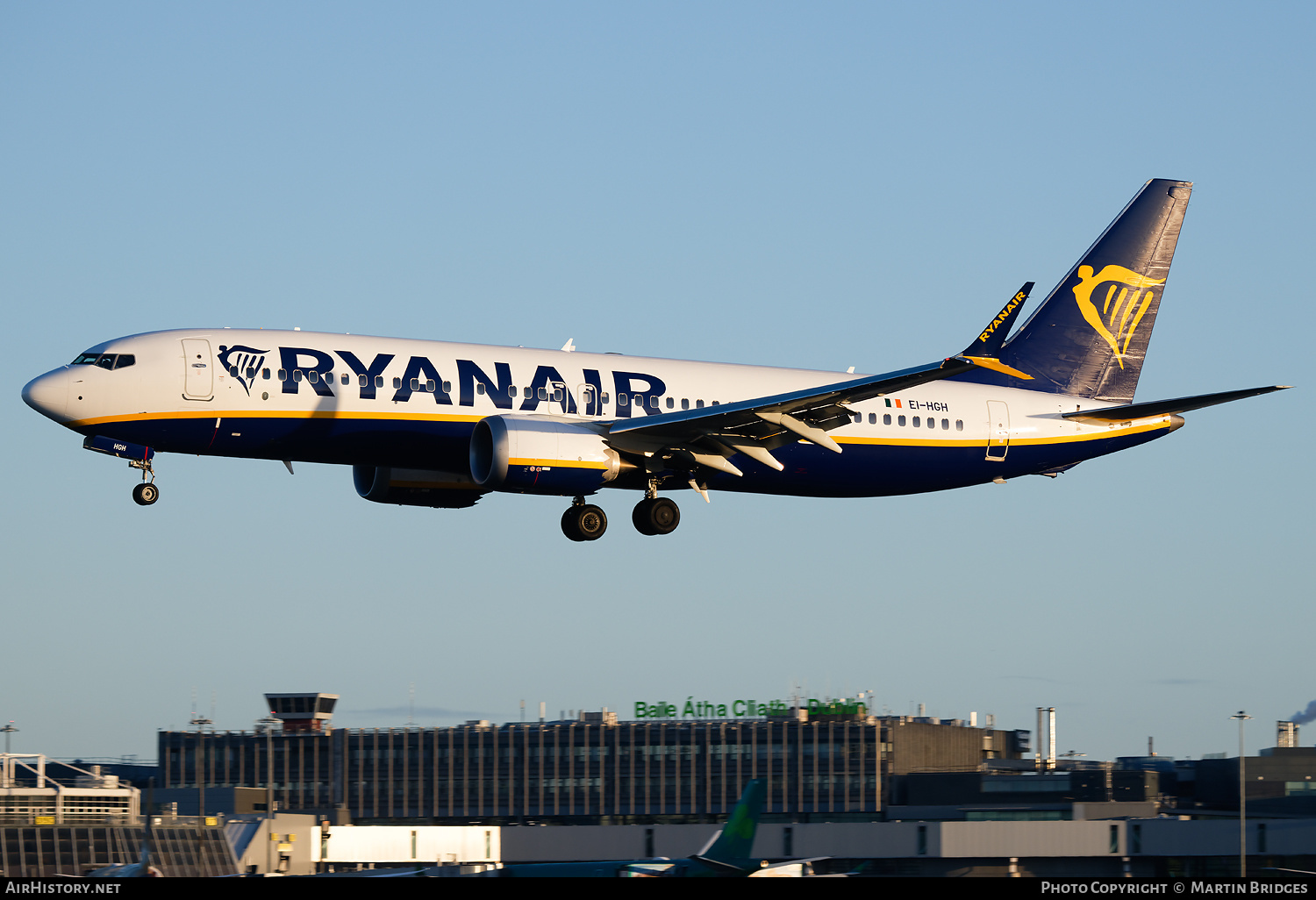 Aircraft Photo of EI-HGH | Boeing 737-8200 Max 200 | Ryanair | AirHistory.net #530068