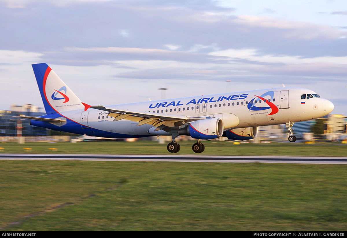 Aircraft Photo of VQ-BDM | Airbus A320-214 | Ural Airlines | AirHistory.net #530070