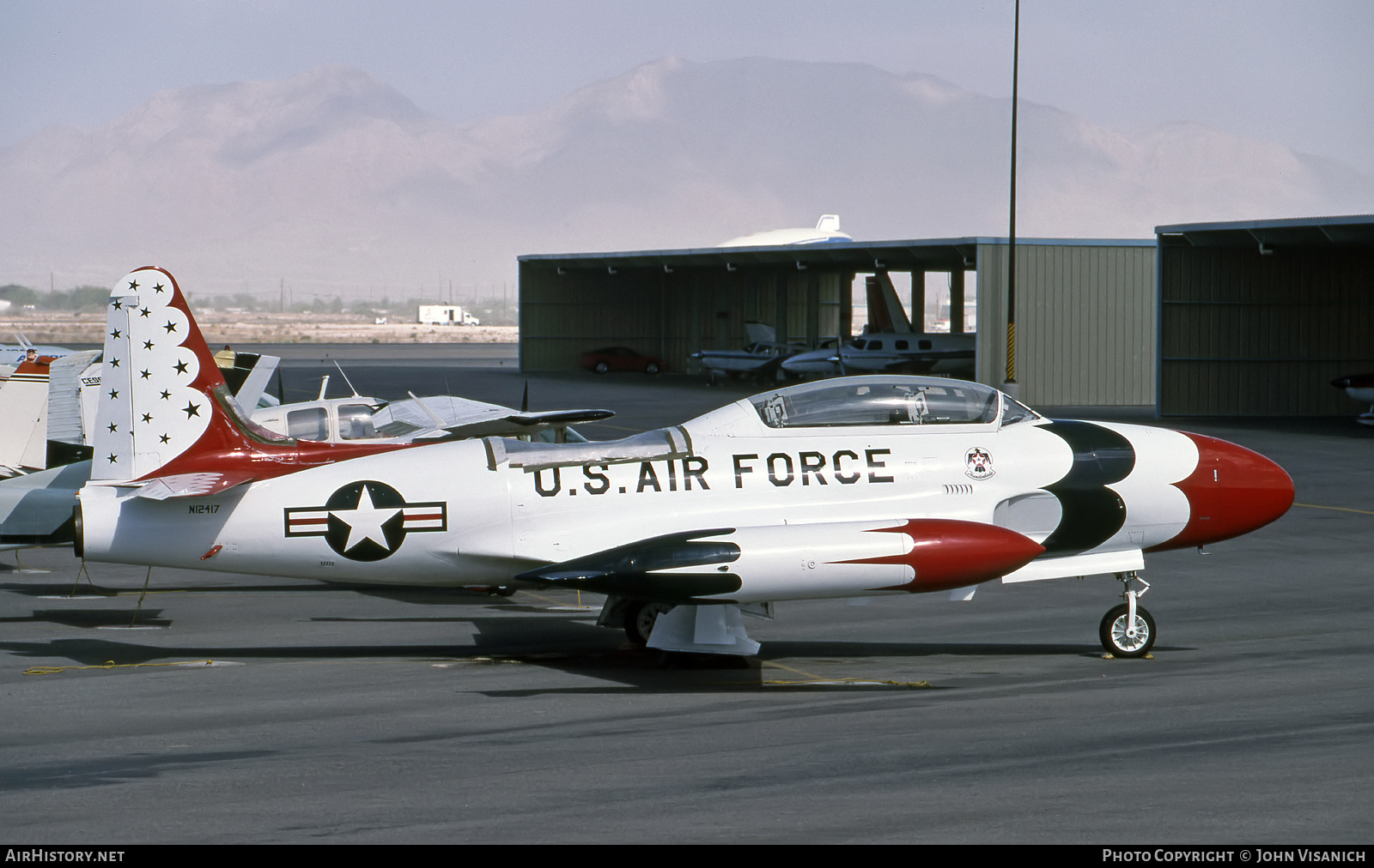 Aircraft Photo of N12417 | Canadair CT-133 Silver Star 3 | USA - Air Force | AirHistory.net #530082