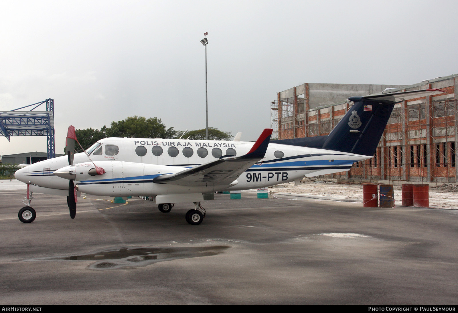 Aircraft Photo of 9M-PTB | Hawker Beechcraft 350 King Air (B300) | Polis Diraja Malaysia | AirHistory.net #530099