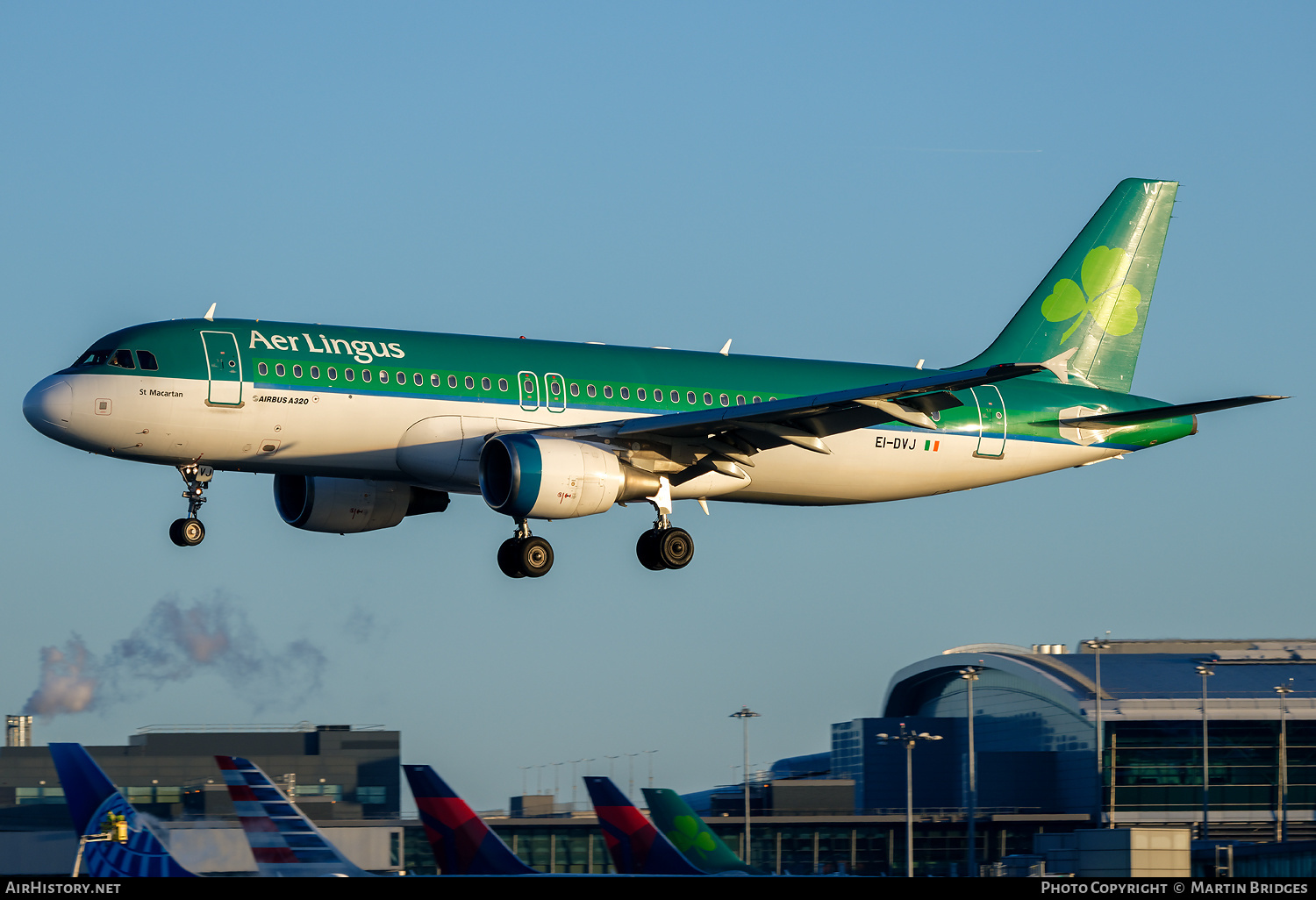 Aircraft Photo of EI-DVJ | Airbus A320-214 | Aer Lingus | AirHistory.net #530101