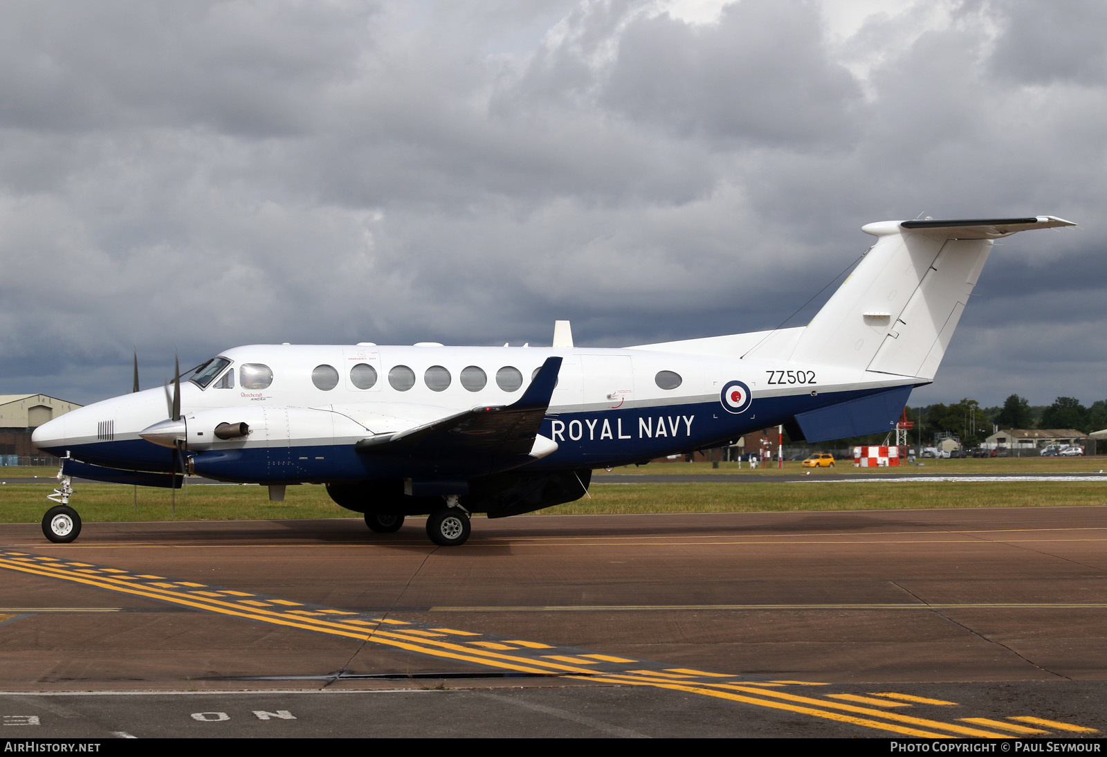 Aircraft Photo of ZZ502 | Hawker Beechcraft 350CER Avenger T1 (300C) | UK - Navy | AirHistory.net #530139