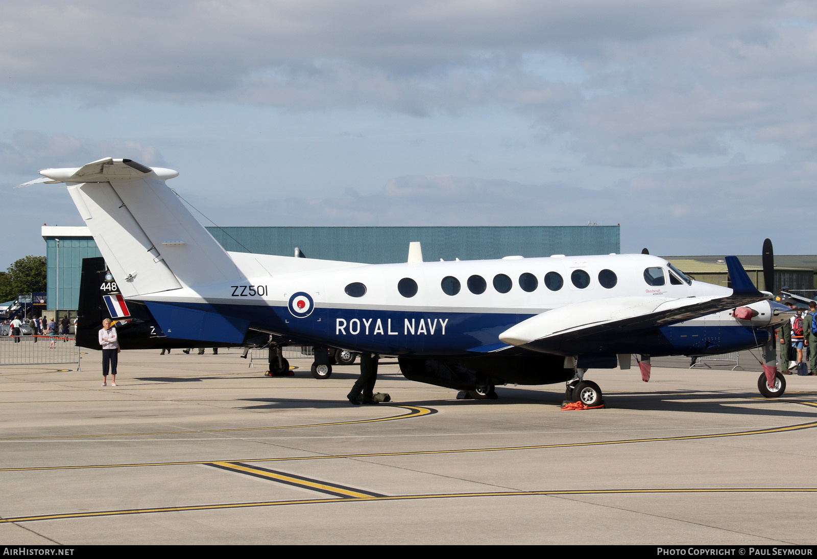 Aircraft Photo of ZZ501 | Hawker Beechcraft 350CER Avenger T1 (300C) | UK - Navy | AirHistory.net #530141