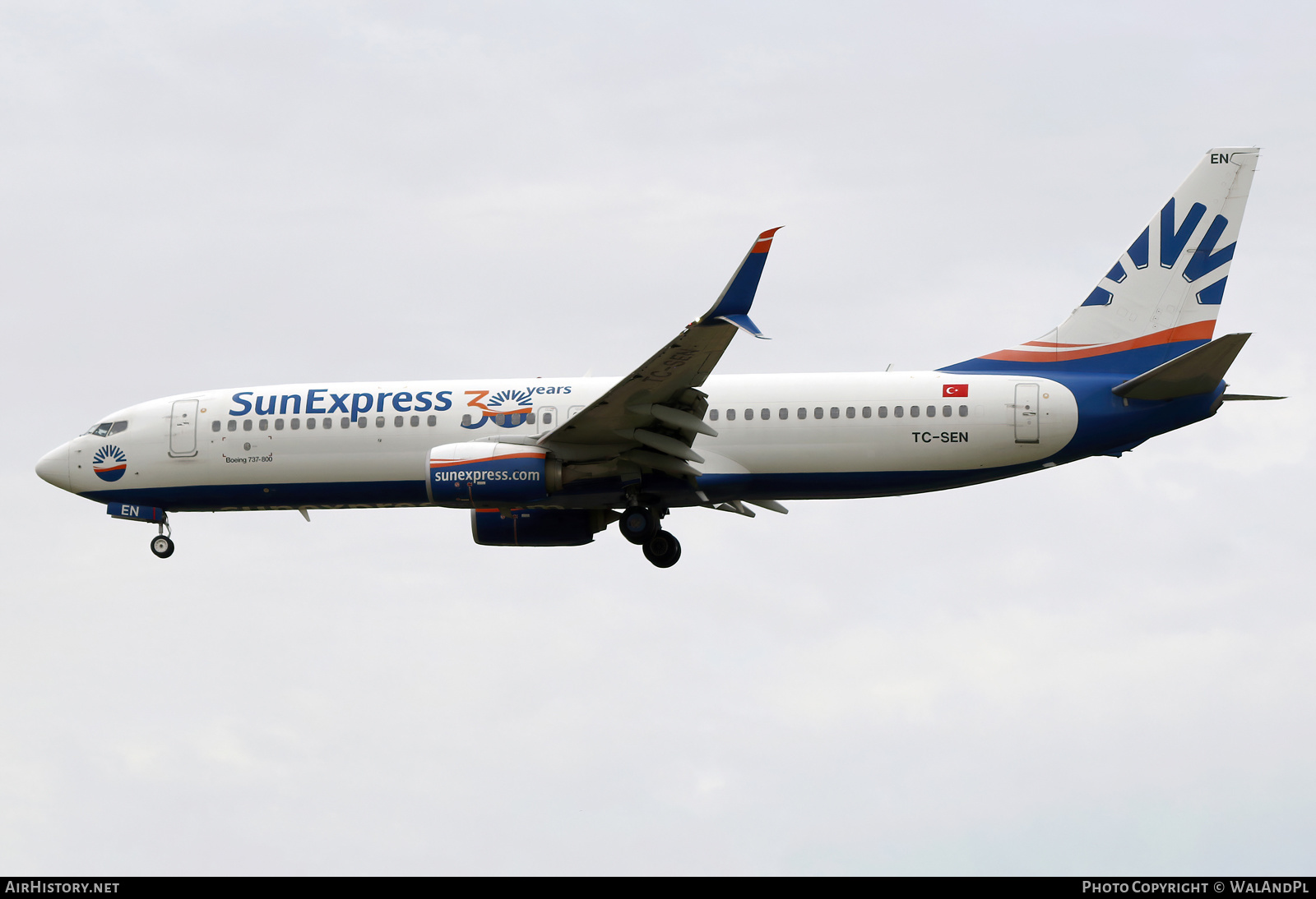 Aircraft Photo of TC-SEN | Boeing 737-8HC | SunExpress | AirHistory.net #530149