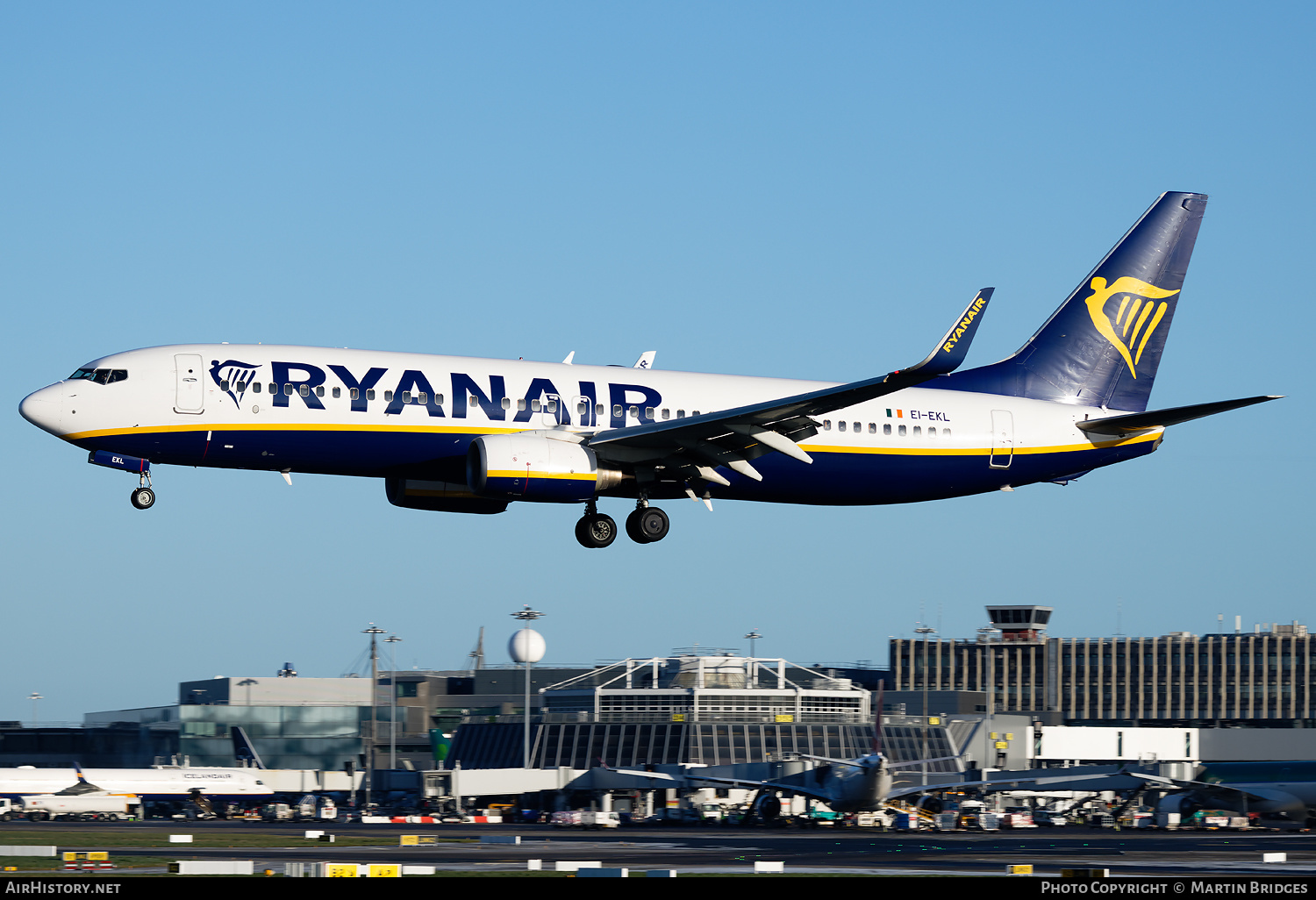 Aircraft Photo of EI-EKL | Boeing 737-8AS | Ryanair | AirHistory.net #530154