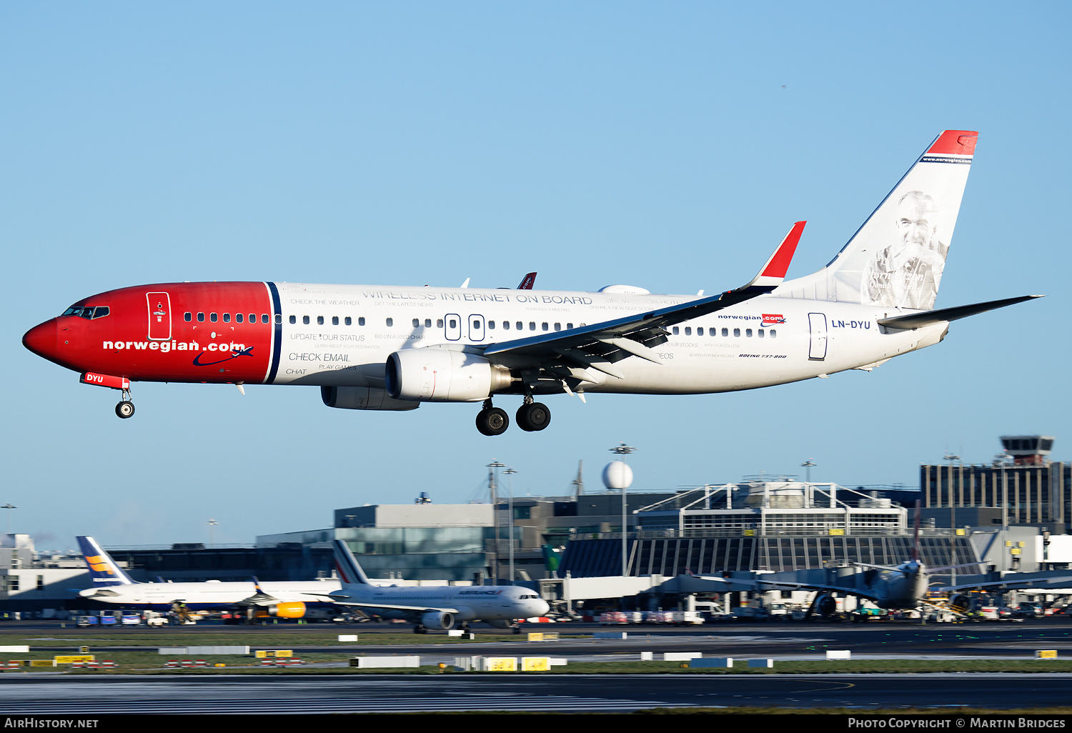 Aircraft Photo of LN-DYU | Boeing 737-8JP | Norwegian | AirHistory.net #530156