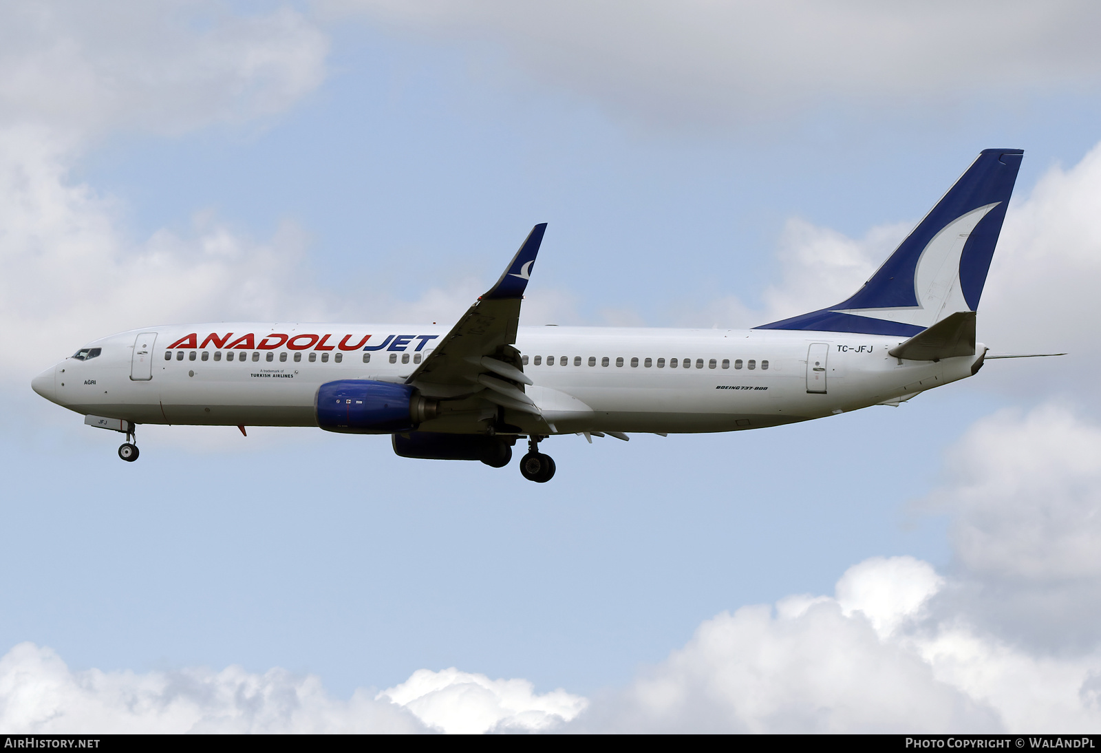 Aircraft Photo of TC-JFJ | Boeing 737-8F2 | AnadoluJet | AirHistory.net #530157