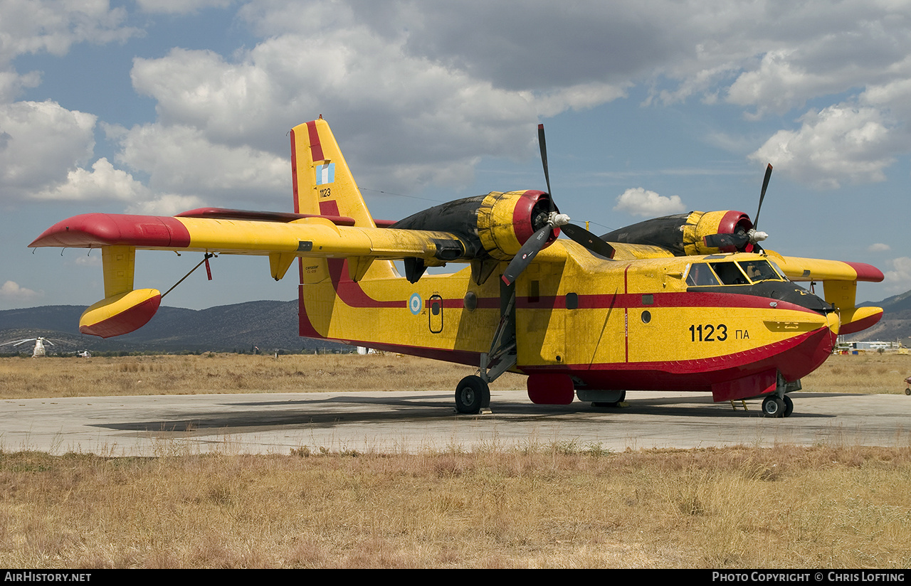 Aircraft Photo of 1123 | Canadair CL-215-V (CL-215-1A10) | Greece - Air Force | AirHistory.net #530165