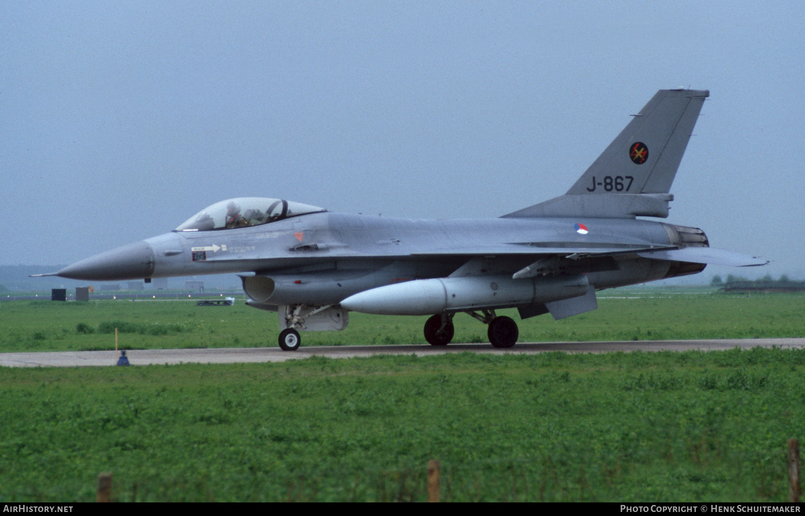 Aircraft Photo of J-867 | General Dynamics F-16A Fighting Falcon | Netherlands - Air Force | AirHistory.net #530170