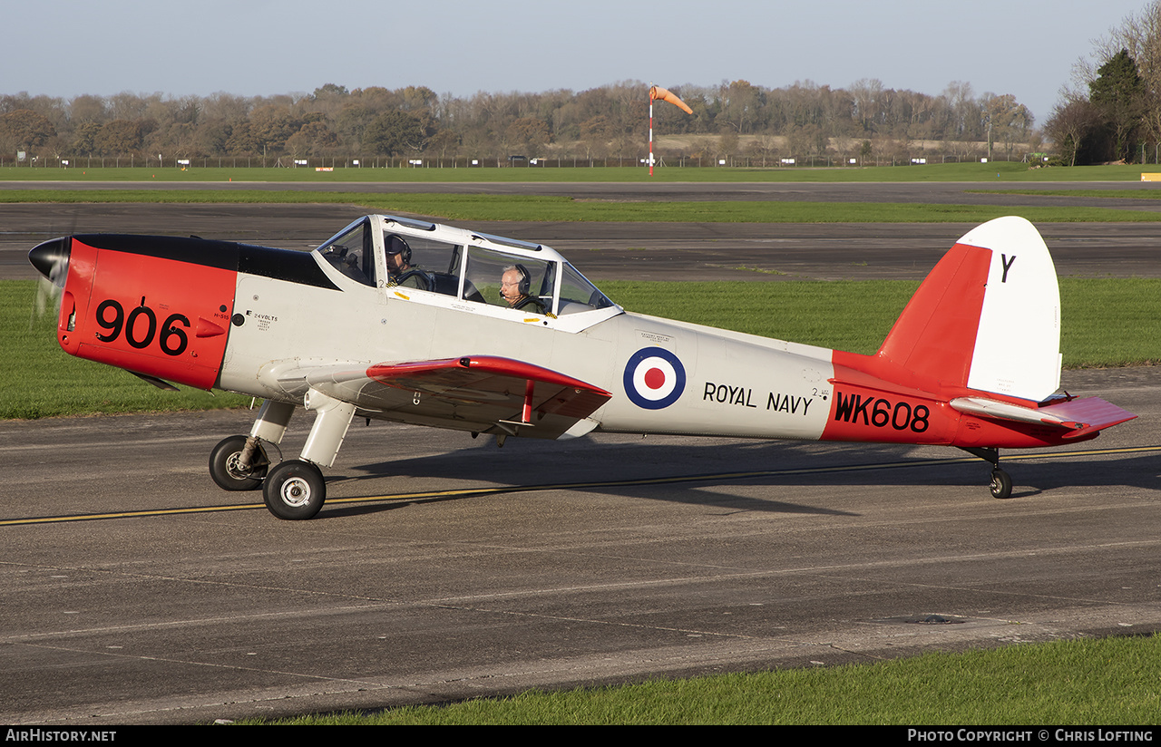 Aircraft Photo of G-CLNI / WK608 | De Havilland Canada DHC-1 Chipmunk T10 | UK - Navy | AirHistory.net #530172