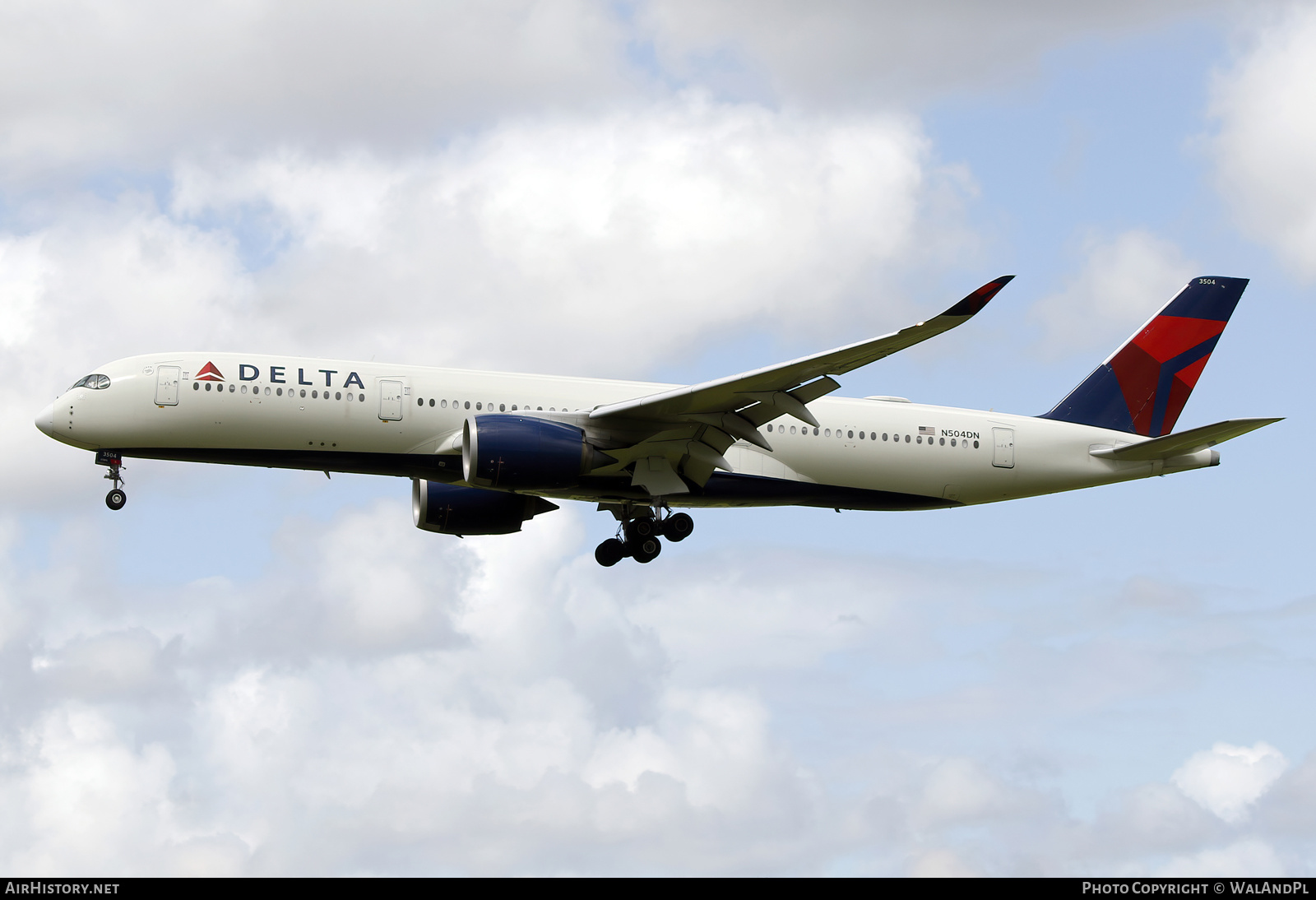 Aircraft Photo of N504DN | Airbus A350-941 | Delta Air Lines | AirHistory.net #530189