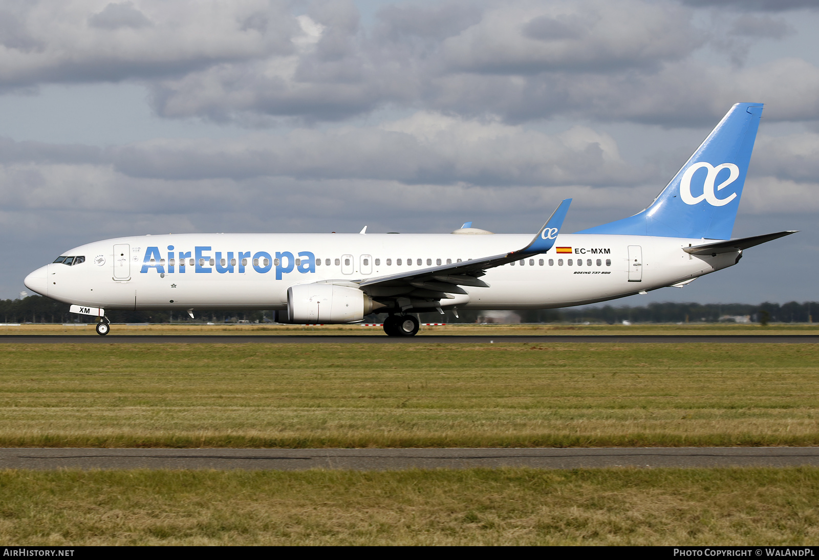 Aircraft Photo of EC-MXM | Boeing 737-800 | Air Europa | AirHistory.net #530191