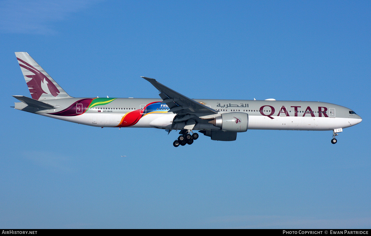 Aircraft Photo of A7-BAX | Boeing 777-3DZ/ER | Qatar Airways | AirHistory.net #530194