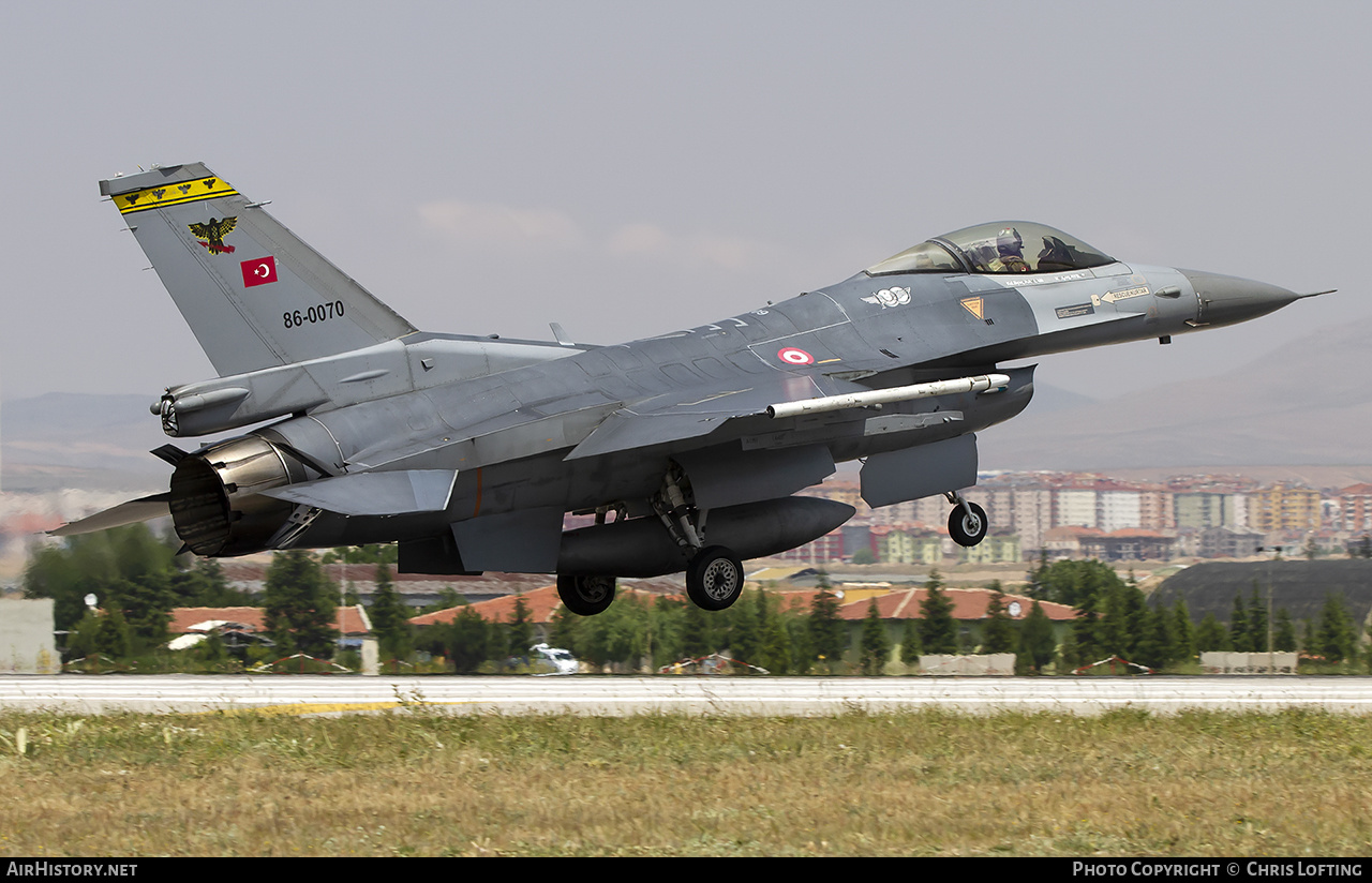 Aircraft Photo of 86-0070 | General Dynamics F-16C Fighting Falcon | Turkey - Air Force | AirHistory.net #530213