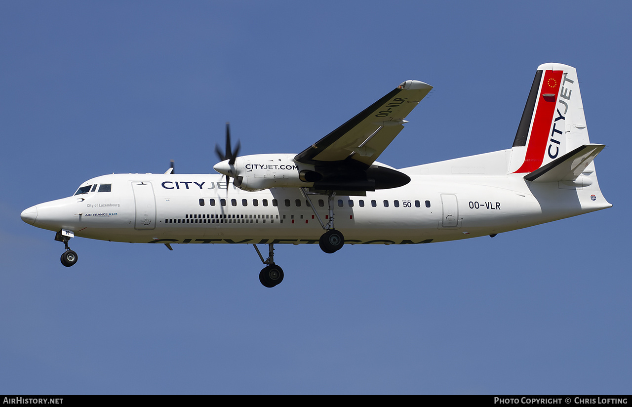 Aircraft Photo of OO-VLR | Fokker 50 | CityJet | AirHistory.net #530214