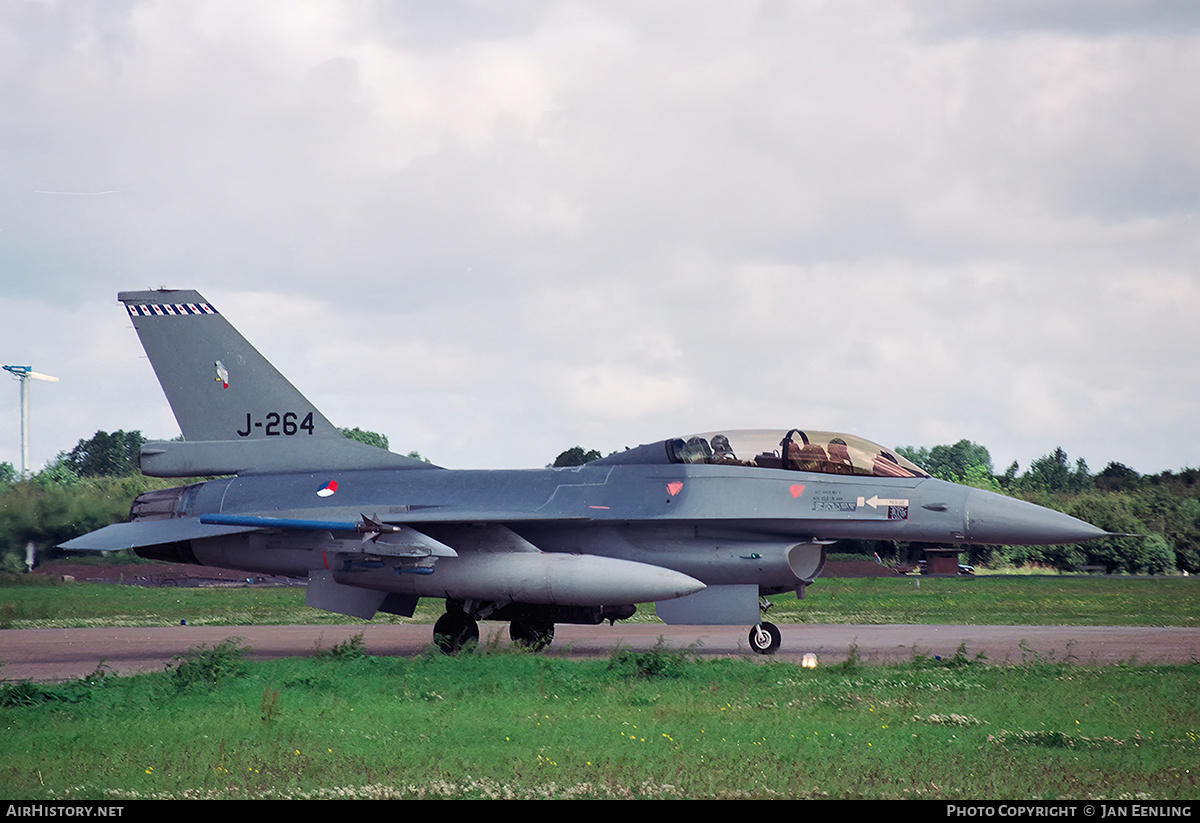 Aircraft Photo of J-264 | General Dynamics F-16B Fighting Falcon | Netherlands - Air Force | AirHistory.net #530247