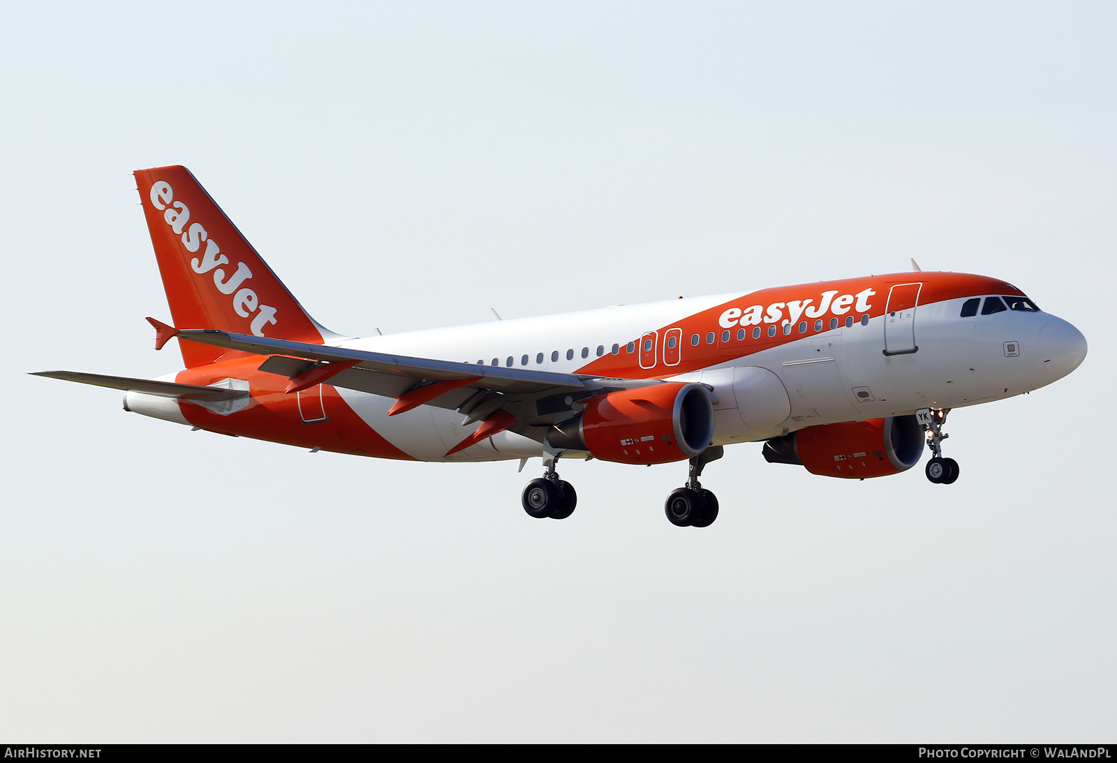 Aircraft Photo of HB-JYK | Airbus A319-111 | EasyJet | AirHistory.net #530252