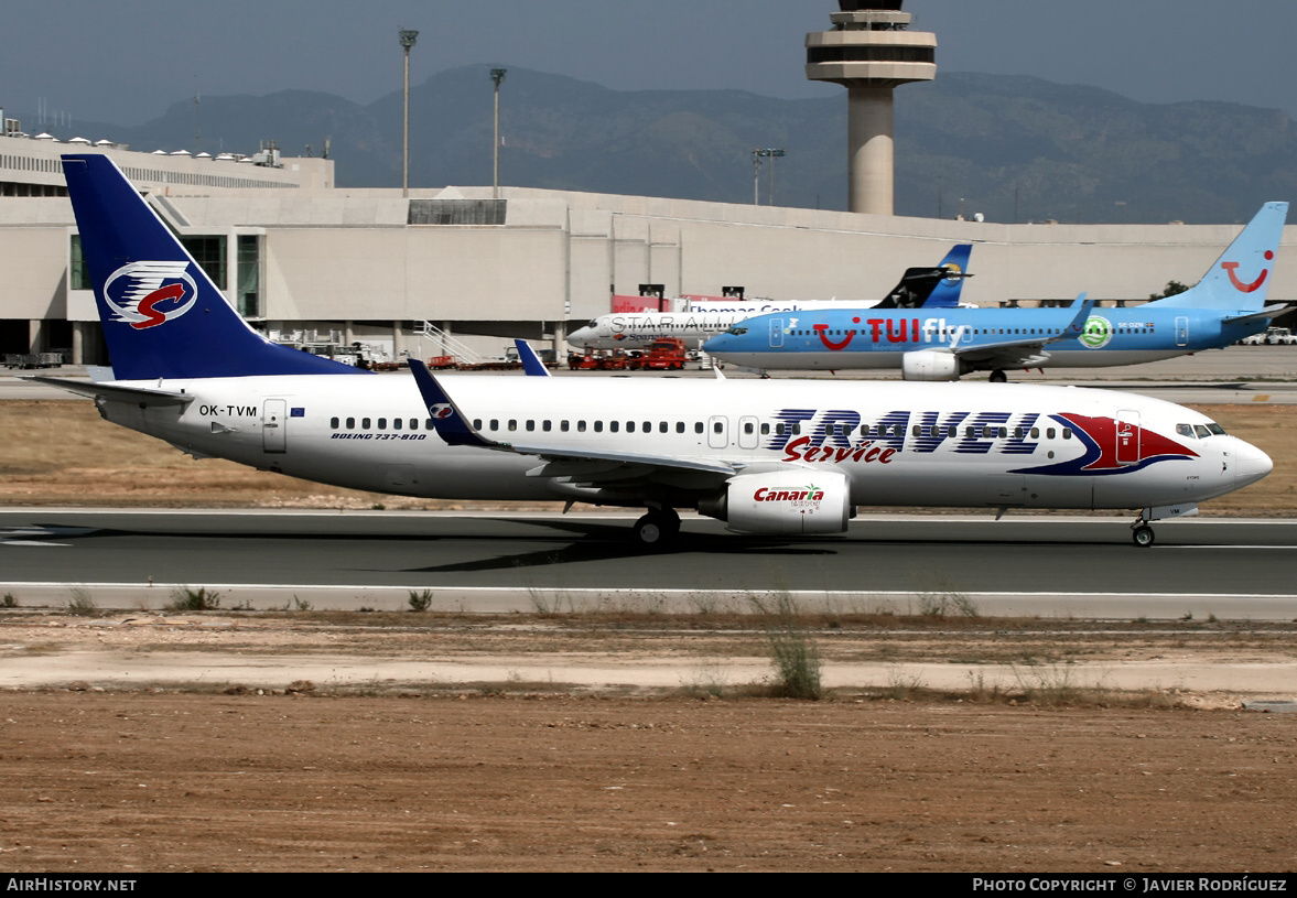 Aircraft Photo of OK-TVM | Boeing 737-8FN | Travel Service | AirHistory.net #530259