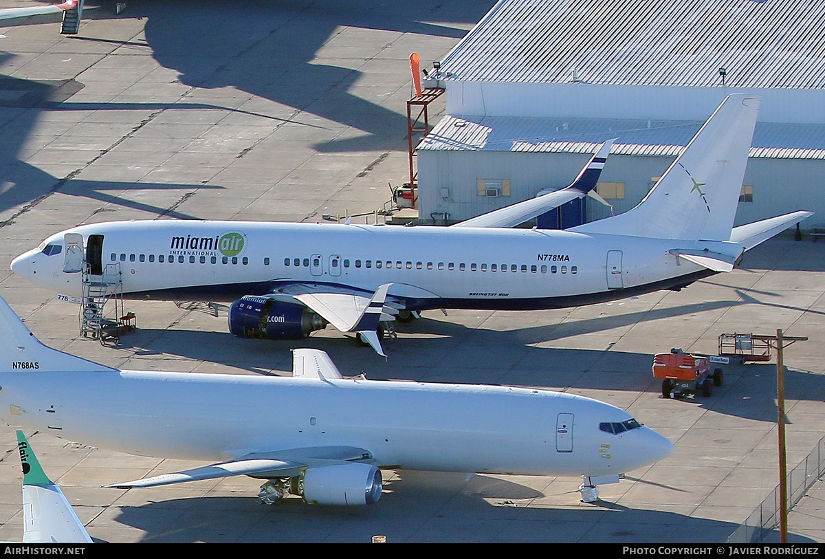 Aircraft Photo of N778MA | Boeing 737-808 | Miami Air International | AirHistory.net #530261