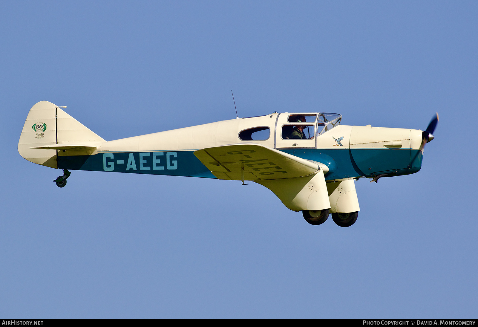 Aircraft Photo of G-AEEG | Miles M.3A Falcon Major | AirHistory.net #530271