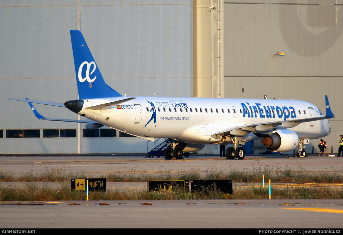 Aircraft Photo of EC-KRJ | Embraer 195LR (ERJ-190-200LR) | Air Europa | AirHistory.net #530274