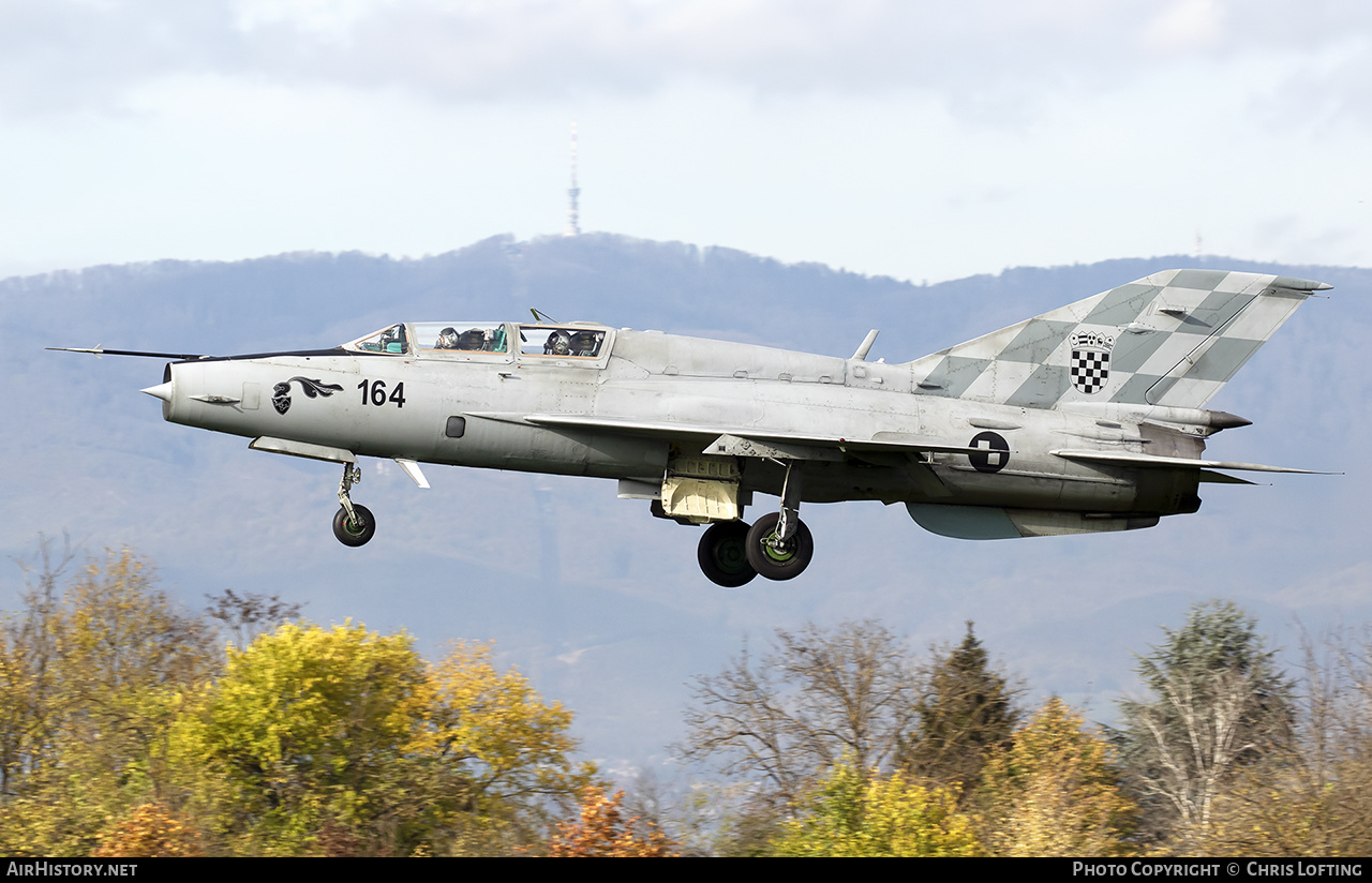 Aircraft Photo of 164 | Mikoyan-Gurevich MiG-21UMD | Croatia - Air Force | AirHistory.net #530281