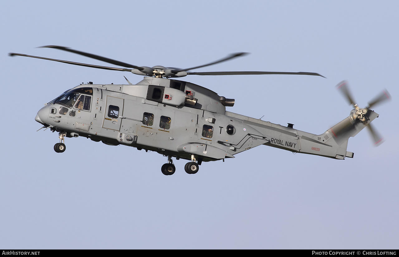 Aircraft Photo of ZJ135 | EHI EH101-411 Merlin HC4 | UK - Navy | AirHistory.net #530285