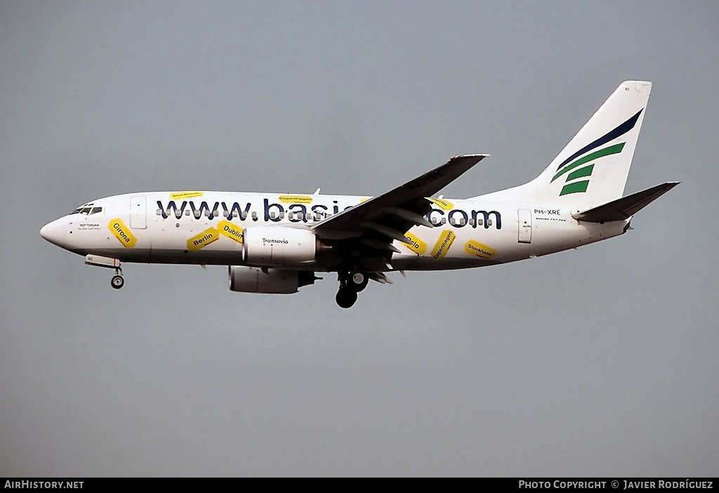 Aircraft Photo of PH-XRE | Boeing 737-7K2 | Basiqair | AirHistory.net #530297