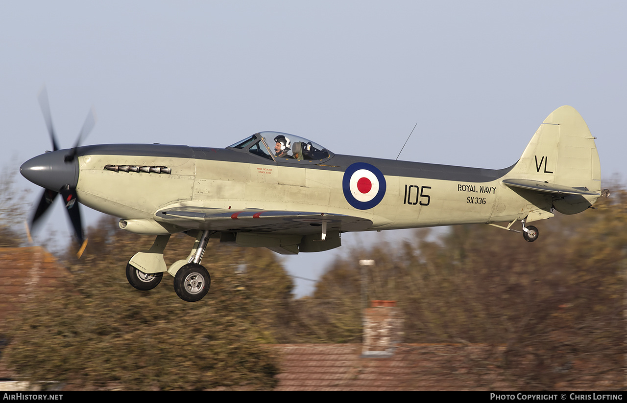 Aircraft Photo of G-KASX / SX336 | Supermarine 395 Seafire F17 | UK - Navy | AirHistory.net #530303
