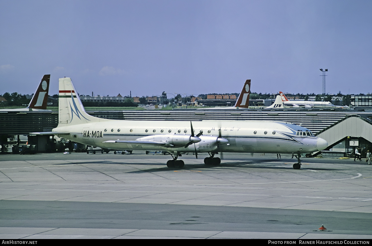 Aircraft Photo of HA-MOA | Ilyushin Il-18V | Malév - Hungarian Airlines | AirHistory.net #530304