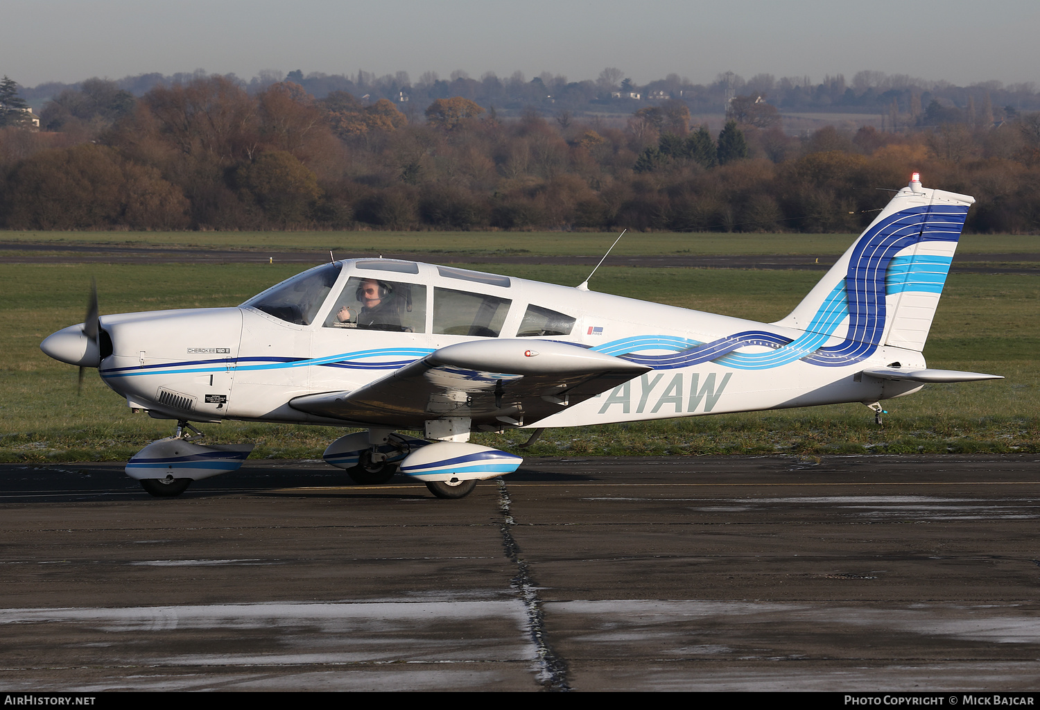 Aircraft Photo of G-AYAW | Piper PA-28-180 Cherokee E | AirHistory.net #530340