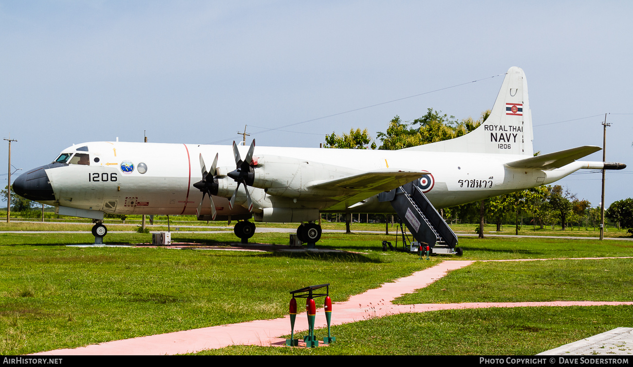 Aircraft Photo of 1206 | Lockheed VP-3T Orion | Thailand - Navy | AirHistory.net #530363