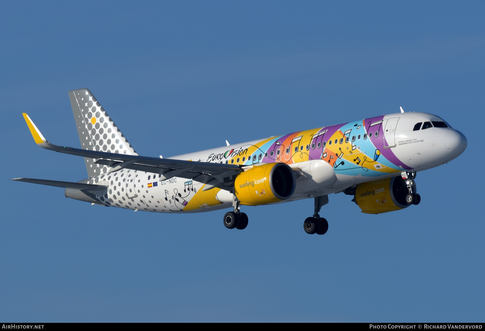 Aircraft Photo of EC-NDC | Airbus A320-271N | Vueling Airlines | AirHistory.net #530384