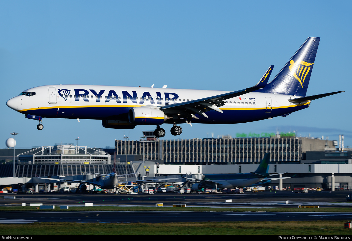Aircraft Photo of 9H-QCZ | Boeing 737-8AS | Ryanair | AirHistory.net #530422